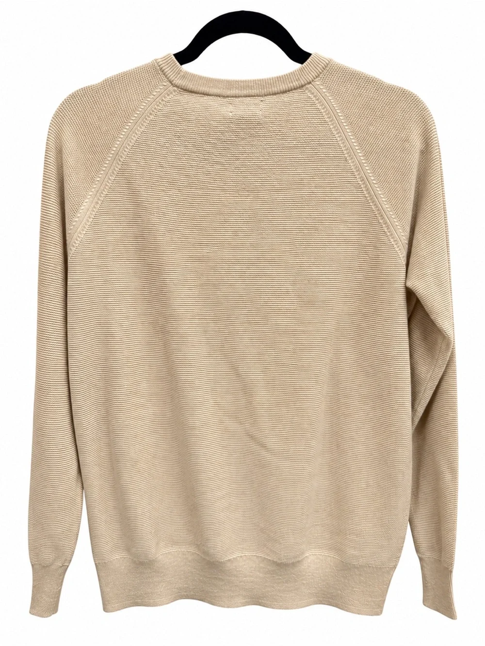 J.Crew Men’s 100% Cotton Lightweight Crewneck Sweater M XL Beige NWT